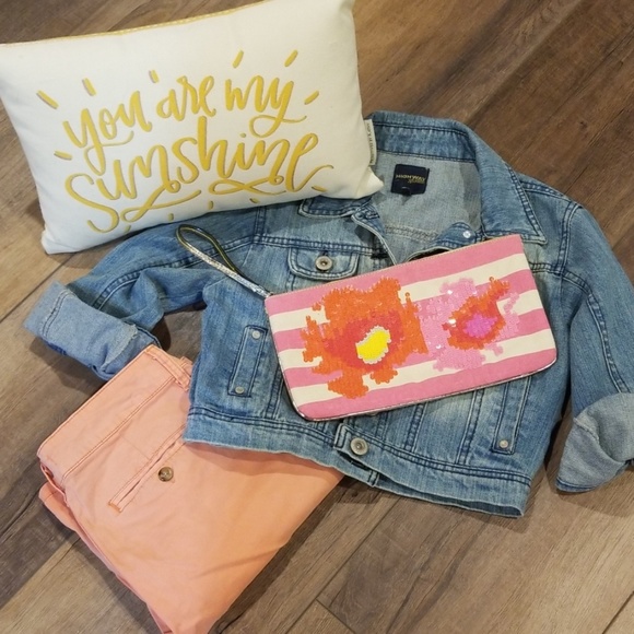 LOFT Handbags - FINAL PRICE ✳ Sequined Canvas Bag